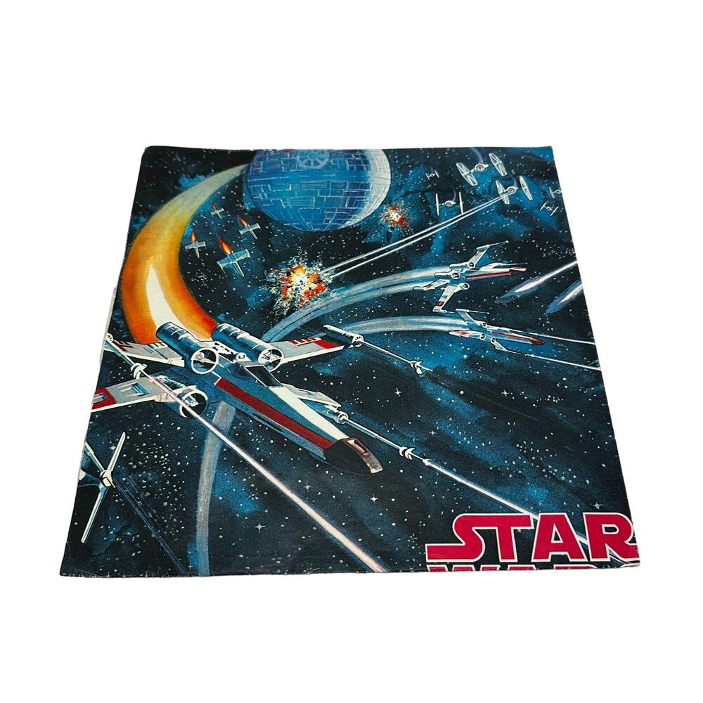 RARE Star Wars‎ 1977 Gift Wrap Paper 2 Sheets 20x30 in New in Pkg VTG Ephemera